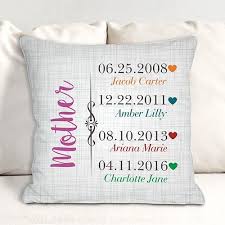 Personalized Mother Established Throw Pillow Mom Pillow Vinyl Gifts Mom Pillow Personalized Throw Pillow