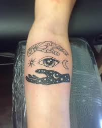 This really simple, yet expressive tattoo brings both celestial bodies together in a simple depiction placed on one's ankle. Top 35 Best Sun And Moon Tattoos 2021 Inspiration Guide