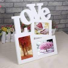 Sweet Wooden Hollow Love Photo Picture Frame Home Decor Art Diy Gift New Silvercream Wish Family Photo Frames Wooden Photo Frames Picture Frames