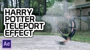 After Effects Tutorial Harry Potter Teleportation Apparate Effect Youtube