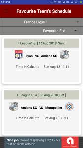 Ligue 1, officially known as ligue 1 uber eats for sponsorship reasons, is a french professional league for men's association football clubs. France Ligue 1 Ligue 2 Live Update And Fixtures For Android Apk Download