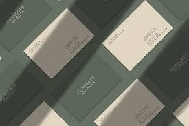 A Complete Business Card Mockup With A Realistic Paper Texture And Shadows In Portrait Or Landscape Or In 2020 Business Card Mock Up Branding Template Branding Mockups