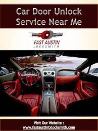 When you're in a rush to leave for work or coming home after a long day, few things are more frustrating than a garage door that doesn't open and close properly. Car Door Unlock Service Near Me By Locksmith Austin Issuu
