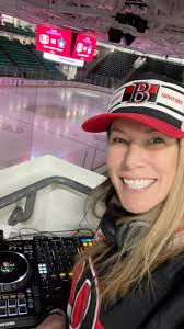 Spinning tunes and calling goals. IYKYK 🎧🎶🏒, #fortheb