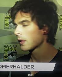 Candice Michelle Render with Ian Somerhalder in Vampire Diaries