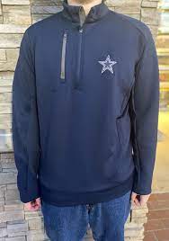 Antigua Dallas Cowboys Mens Navy Blue Generation Long Sleeve 1 4 Zip Pullover 1 4 Zip Pullover 1 4 Zip Long Sleeve Pullover