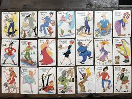 This is a complete set of 47 cards, which includes one card for the rules, case cover card, and old maid card. Old Maid Card Game Whitman 1975 Complete Vintage Children S Game Occupation Themed Card Games Childrens Games Vintage Children