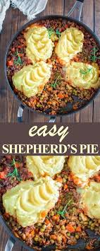 Easy Shepherd S Pie With Leftover Mashed Potatoes Cooking Parties Easy Shepherds Pie Leftover Mashed Potatoes Shepherds Pie