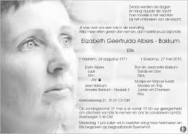 Elizabeth Geertruida (Ellis) Albers