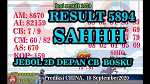 Prediksi China 19 September 2020 Bocoran Togel Cina Angka Togel Cina Kamboja Taiwan Sydney