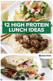 12 High Protein Lunch Ideas High Protein Lunch Ideas Protein Lunch Protien Meals