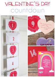 What if they're expecting a gift from you and you've done nothing? Valentine S Day Countdown Idea For Kids Cutesy Crafts