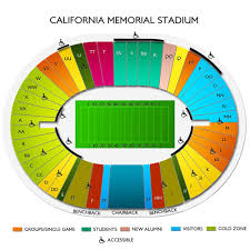 california memorial stadium 2019 seating chart