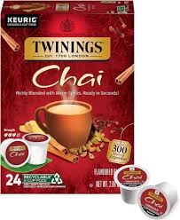 Twinings Of London Chai Latte Tea K-Cups For Keurig, 24 Count (Pack Of 4) -  Walmart.Com