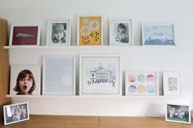Hanging ikea shelves on plaster walls. How We Created The Perfect Gallery Wall With Ikea Mosslanda Picture Ledges Maflingo