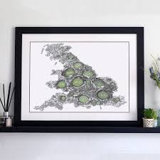 sportgrounds art of Great Britain 2023 by staveart