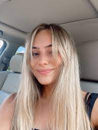 The bangs are on the side, and the braid goes from top to bottom like a crown. Blonde Hair With Bangs Blonde Hair With Bangs Bangs With Medium Hair Hair Styles