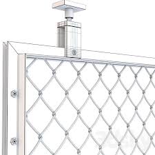 3d Models Fence Rabitz In 2020 Store Design Interior Balcony Railing Design Railing Design