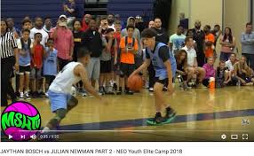 He came to attention in 2012 thanks to a video on youtube that showcased his highlight reels while playing varsity basketball. Jaythan Bosch And Julian Newman Run It Back At 2018 Neo Youth Elite Camp Youth1