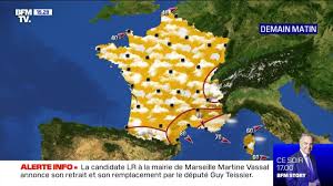 La moyenne de précipitations de 50 mm. La Meteo Pour Ce Vendredi 3 Juillet 2020