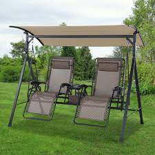 The new and improved locking system allows you to lock the chair in any position and an adjustable headrest is provided for additional comfort or use as lumbar support. Replacement Canopy For Big And Tall Bungee Swing Garden Winds