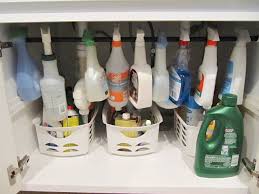organize under your kitchen sink