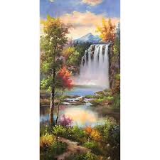 25 gambar pemandangan air terjun mudah izarnazar mewarnai sketsa gambar pemandangan air terjun download 52 tempat menarik di k lukisan pemandangan sketsa. Ready Oke Lukisan Pemandangan Air Terjun Indah 80x140 Cm Shopee Indonesia
