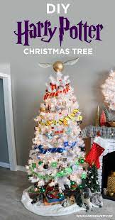 Diy Harry Potter Christmas Tree Harry Potter Christmas Tree Harry Potter Christmas Decorations Harry Potter Christmas