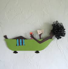 Uttermost alita set of two 21 square metal wall art. Buy Hand Crafted Bathtub Art Sculpture Metal Wall Home Decor Bathtub Lady Recycled Metal Bathroom Wall Decor Made To Order From Frivolous Tendencies Custommade Com