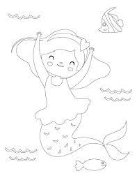 Printable Mermaid Coloring Pages For Kids Mermaid Coloring Pages Mermaid Coloring Mermaid Coloring Book