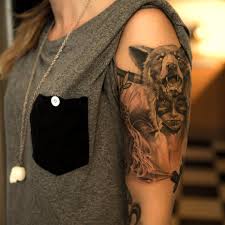 Best tattoo artists in the world. Realistic Wolf And Bear Tattoo Novocom Top
