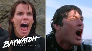 MITCH IS IN TROUBLE! Stephanie Goes Back To Rescue Mitch! Baywatch  Remastered