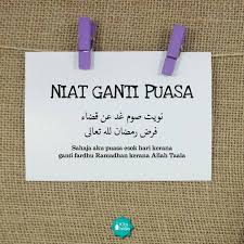 Bolehkah niat puasa ganti dan puasa enam serentak? Facebook
