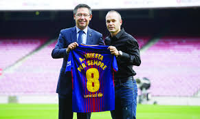 All news about the team, ticket sales, member services, supporters club services and information about barça and the club. Iniesta Agrees First Lifetime Contract At Barcelona Arab News