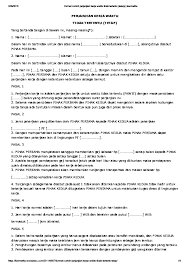 Contoh Surat Perjanjian Kerja Waktu Tidak Tertentu Pdf Info Seputar Kerjaan