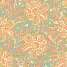 Hämta den här asian floral seamless vector pattern vektorillustrationen nu. Asian Flowers Seamless Vintage Floral Vector Background Vector Images