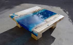 Lagoon Tables Should Be Standard In Every Minimalists Home Coffee Table Wood Wood Table Diy Resin Table