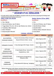 Maybe you would like to learn more about one of these? Lowongan Kerja Alfamart Palembang