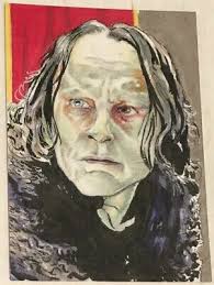 2021 Lord of the Rings LOTR Grima Wormtongue 1/1 Sketch Card By Drew Lopez 