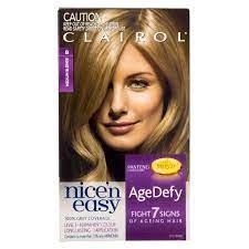 Clairol Nice Easy Age Defy 8 Medium Blonde In 2021 Medium Blonde Hair Dyed Blonde Hair Golden Blonde Hair Color