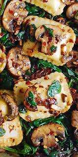 Mushroom Spinach Ravioli Spinach Ravioli Mushroom Ravioli Ravioli Recipe