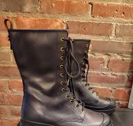 Coach Boots black leather 9M