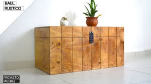 Tengo un pequeño cofre de madera que quisiera decorar. Como Hacer Baul Rustico Rustic Trunk Youtube