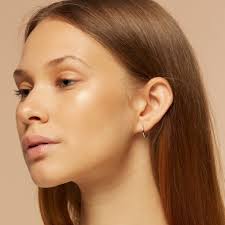 Silver Huggie Earrings