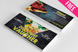 Mockup for voucher and coupon. Free Psd Gift Voucher Bundle Free Psd Templates