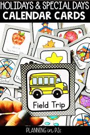 Cute Cards To Add To Your Classroom Calendar Holidays And Special Days To Celebrate Classroo In 2020 Preschool Calendar Special Day Calendar Kindergarten Calendar