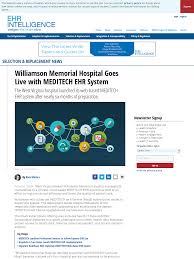 Williamson Memorial Hospital Goes Live With Meditech Ehr