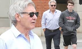 Harrison Ford and son Liam run errands in Santa Monica