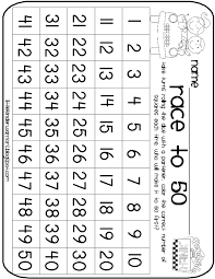 Race To 50 Pdf Math 50th Racing