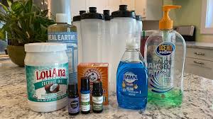 Do not use dawn or any type of dish soap here. Homemade Dog Shampoo